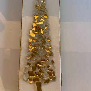 Brand new painting with crushed glass Christmas tree